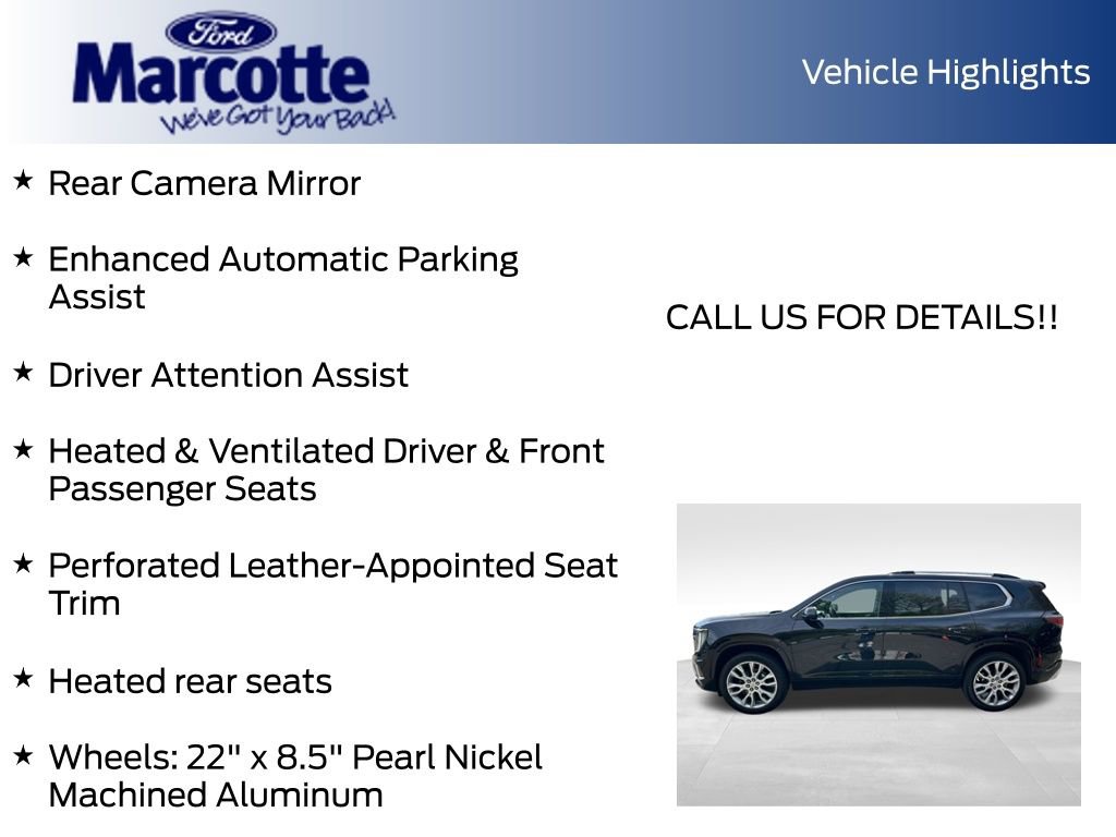 Used 2024 GMC Acadia Denali w/ Super Cruise Package AWD/4WD image 11