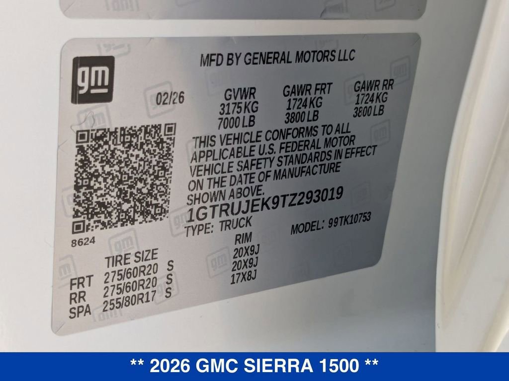 New 2026 GMC Sierra 1500 Elevation image 35
