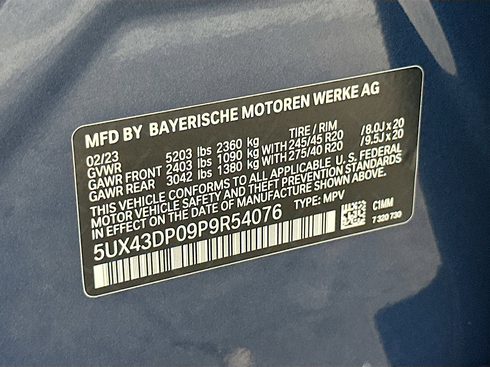 Certified 2023 BMW X3 sDrive30i w/ M Sport Package image 34