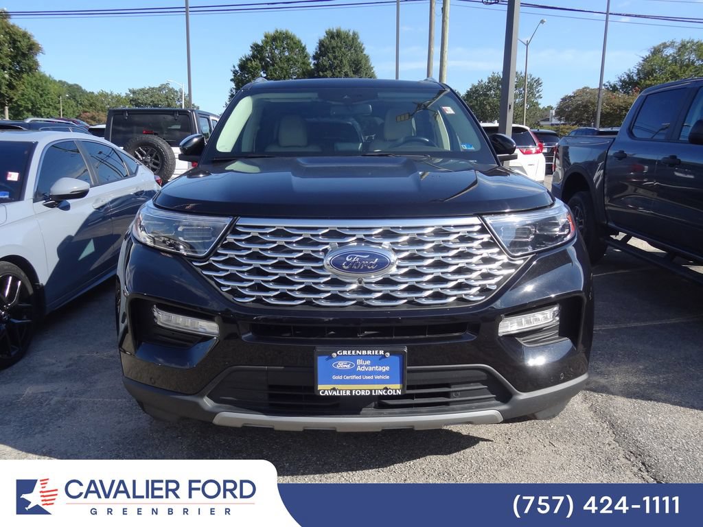 Certified 2021 Ford Explorer Platinum w/ Equipment Group 601A AWD/4WD image 2
