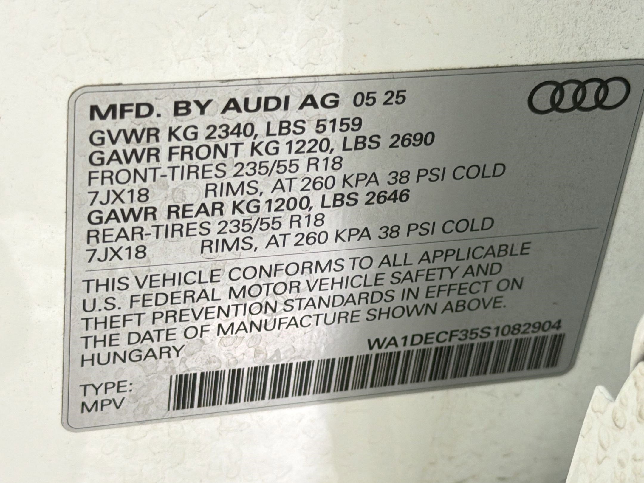 Certified 2025 Audi Q3 2.0T Premium w/ Convenience Package image 22