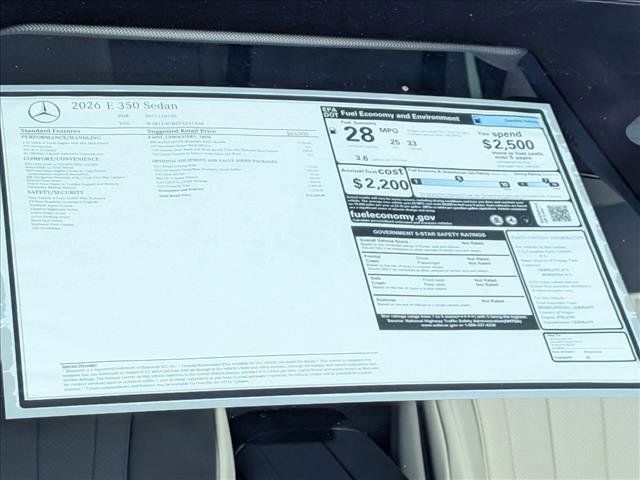 New 2026 Mercedes-Benz E 350 Sedan image 17