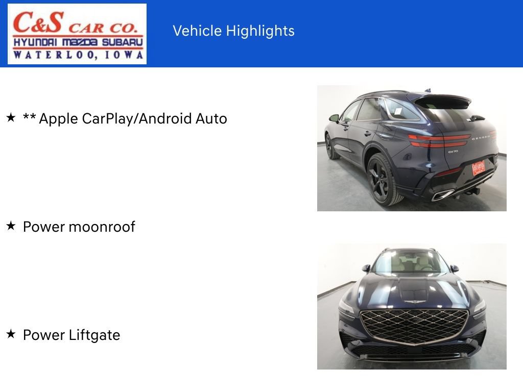 New 2026 Genesis GV70 3.5T Sport Prestige AWD/4WD image 7
