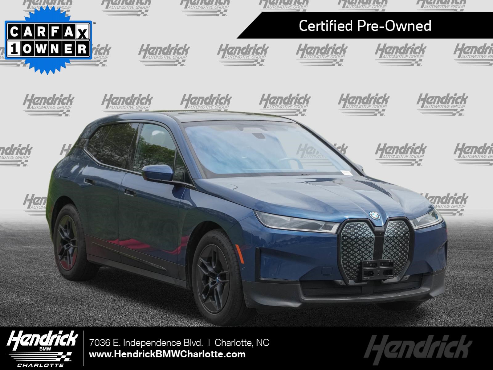 Certified 2023 BMW iX xDrive50 w/ Premium Package AWD/4WD image 1