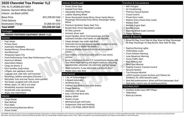 Used 2020 Chevrolet Trax Premier image 39