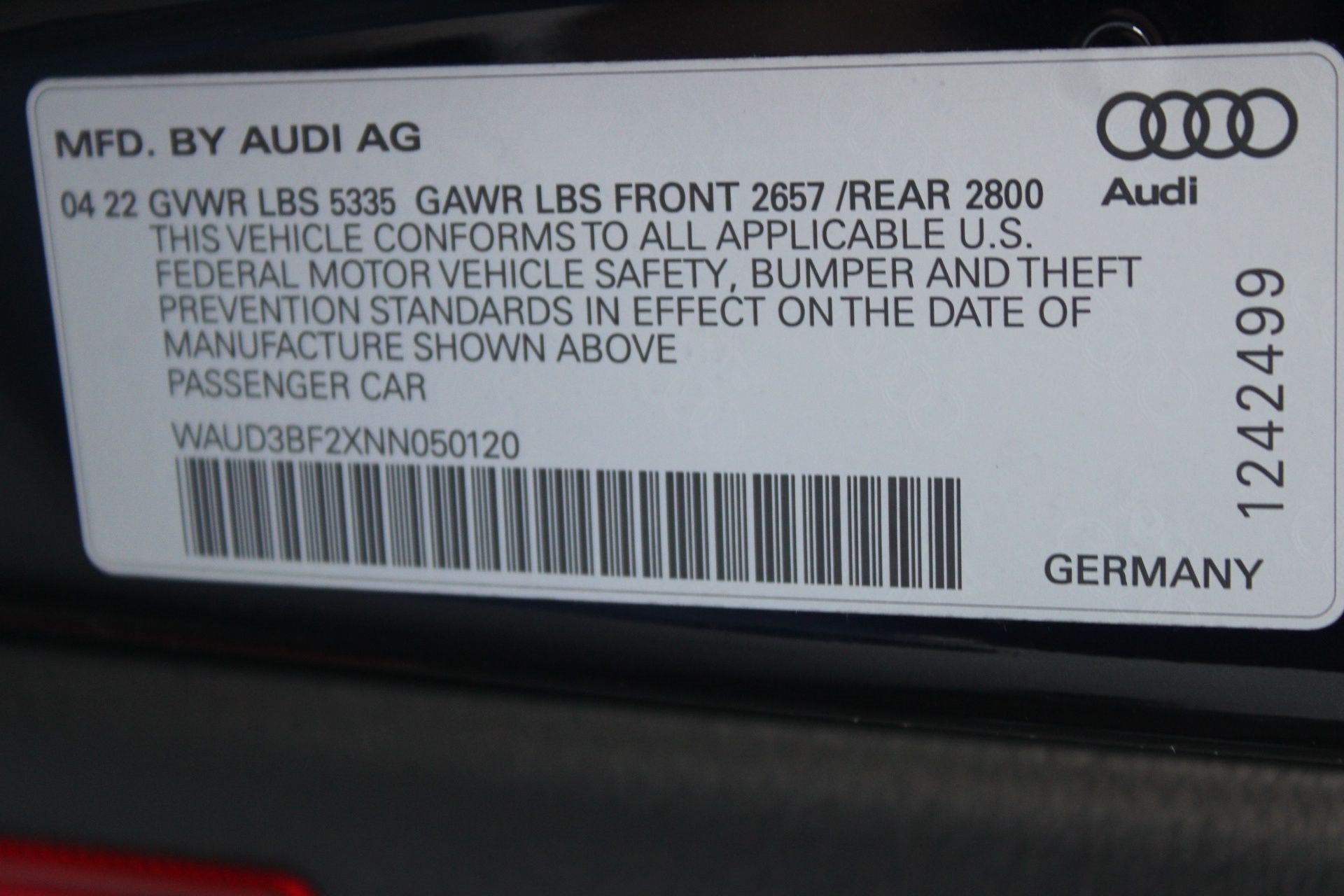 Used 2022 Audi A6 2.0T Premium w/ Black Optic Sport Package AWD/4WD image 19