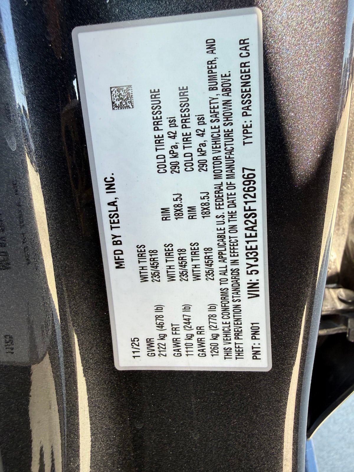 Used 2025 Tesla Model 3 Long Range RWD image 10