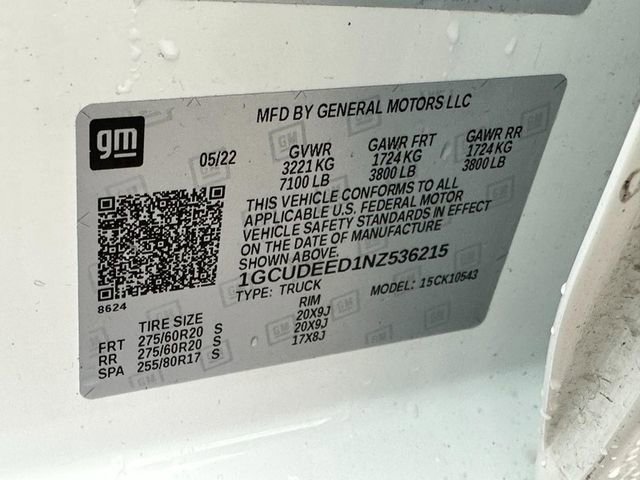 Certified 2022 Chevrolet Silverado 1500 RST AWD/4WD image 22