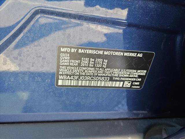 Used 2024 BMW 530i w/ Convenience Package RWD image 23