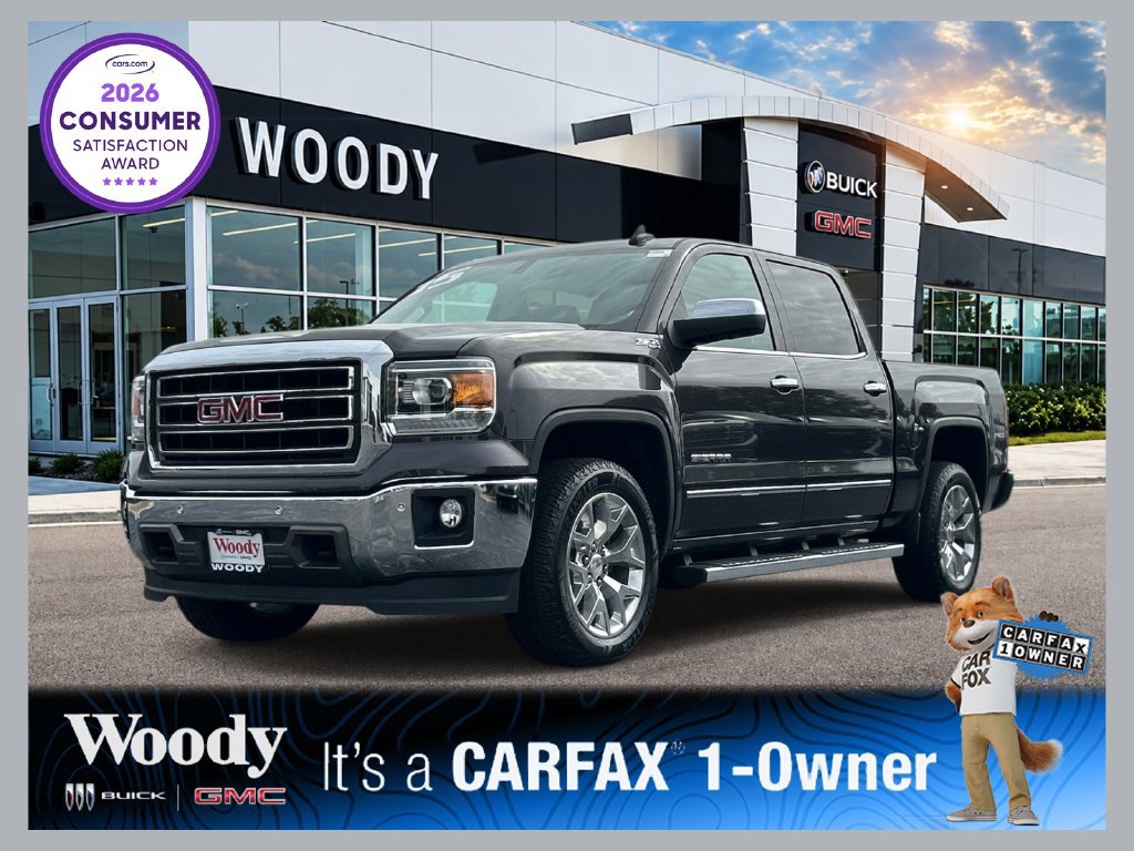 Certified 2015 GMC Sierra 1500 SLT w/ SLT Crew Cab Value Package AWD/4WD image 1