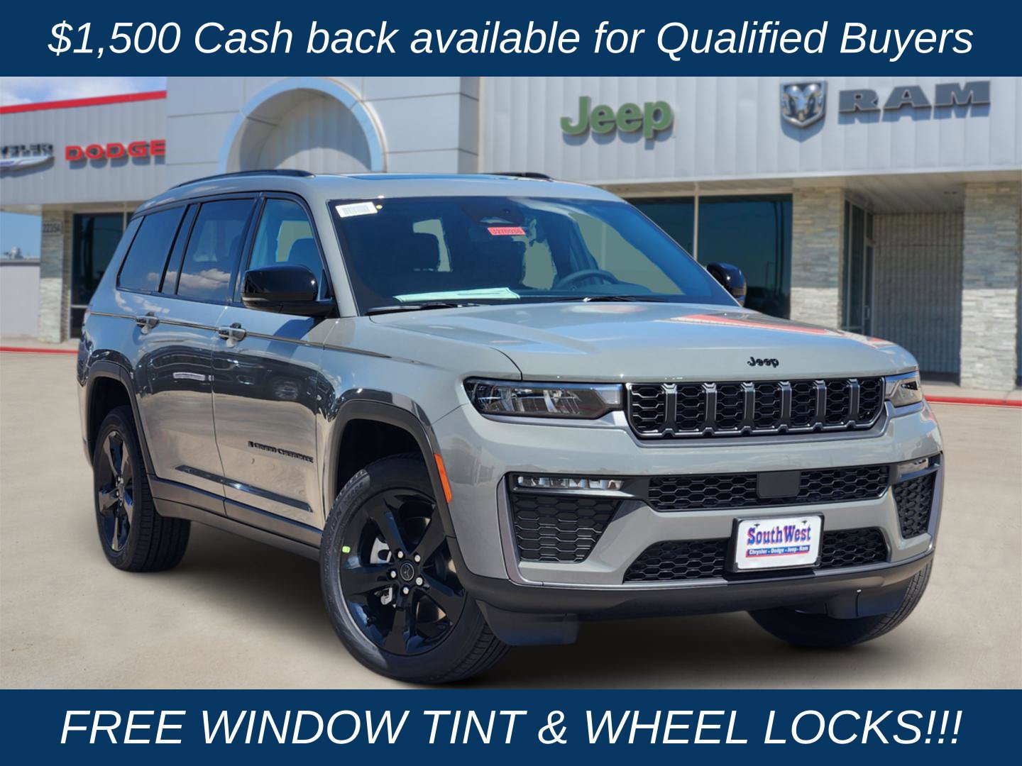 New 2027 Jeep Grand Cherokee L Limited w/ Limited Altitude Package AWD/4WD 360° Tour