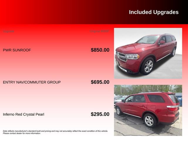 Used 2011 Dodge Durango Crew w/ Entry Nav/Commuter Group AWD/4WD image 6