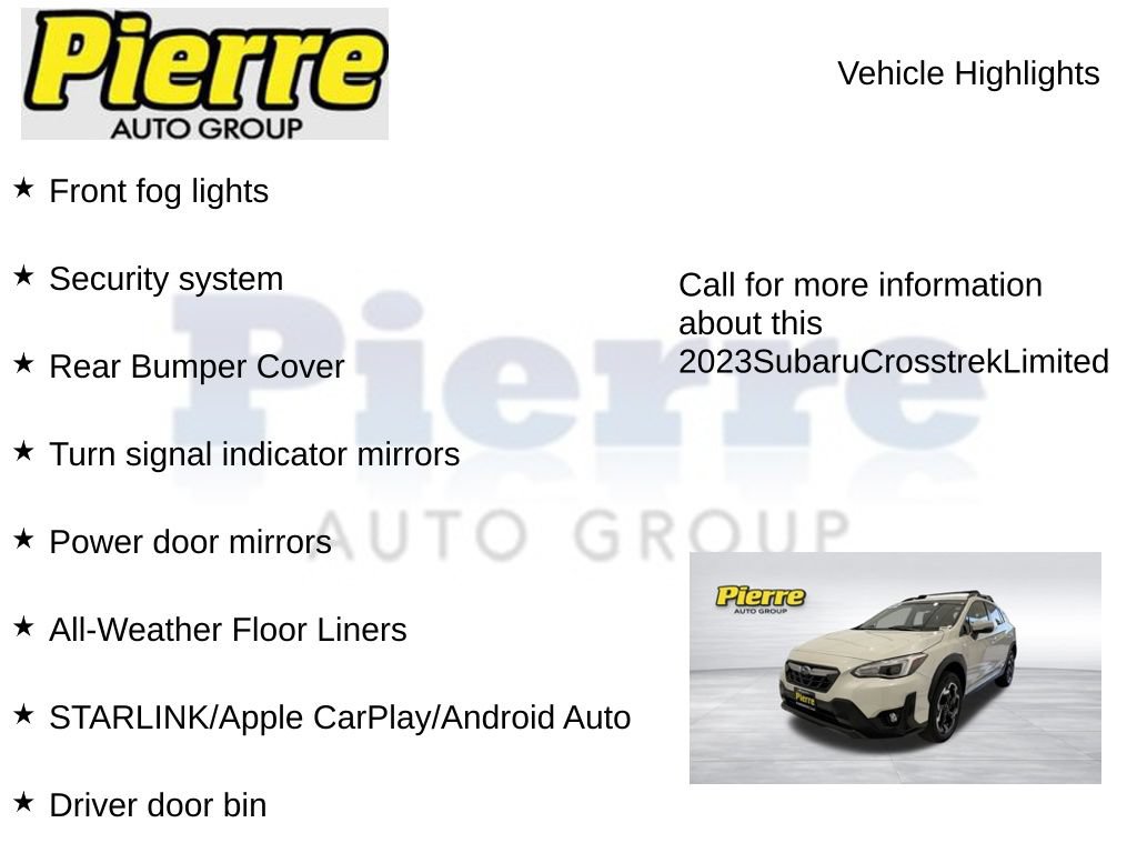 Used 2023 Subaru Crosstrek 2.5i Limited AWD/4WD image 15