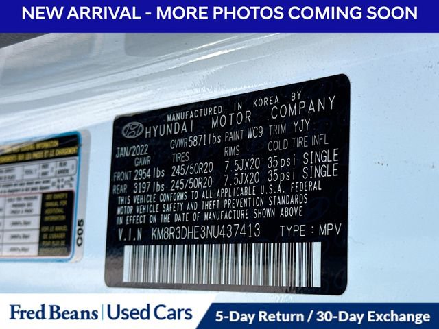 Used 2022 Hyundai Palisade SEL w/ Convenience Package image 12