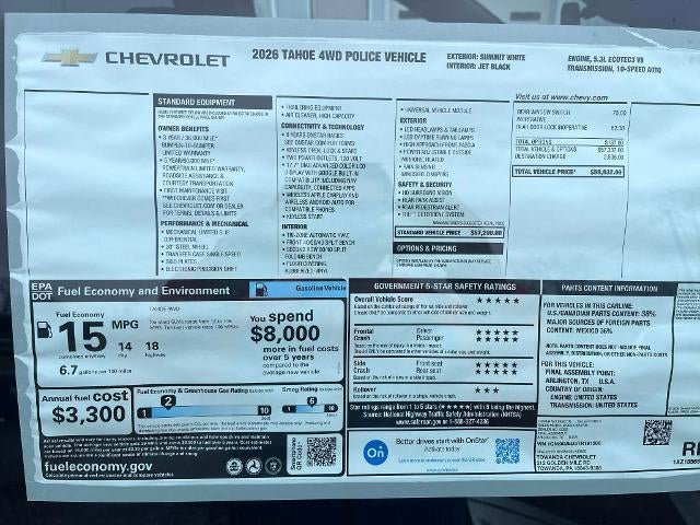 New 2026 Chevrolet Tahoe 4WD image 13