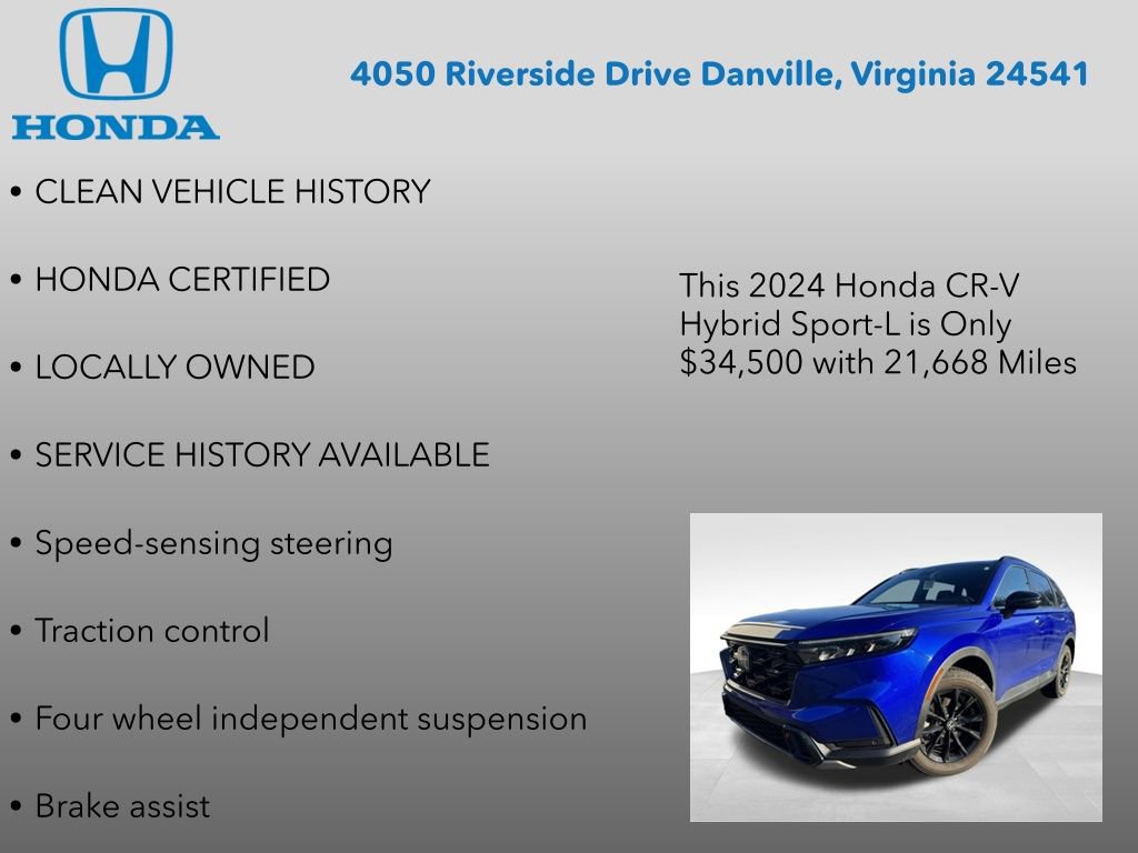 Used 2024 Honda CR-V Sport-L image 7