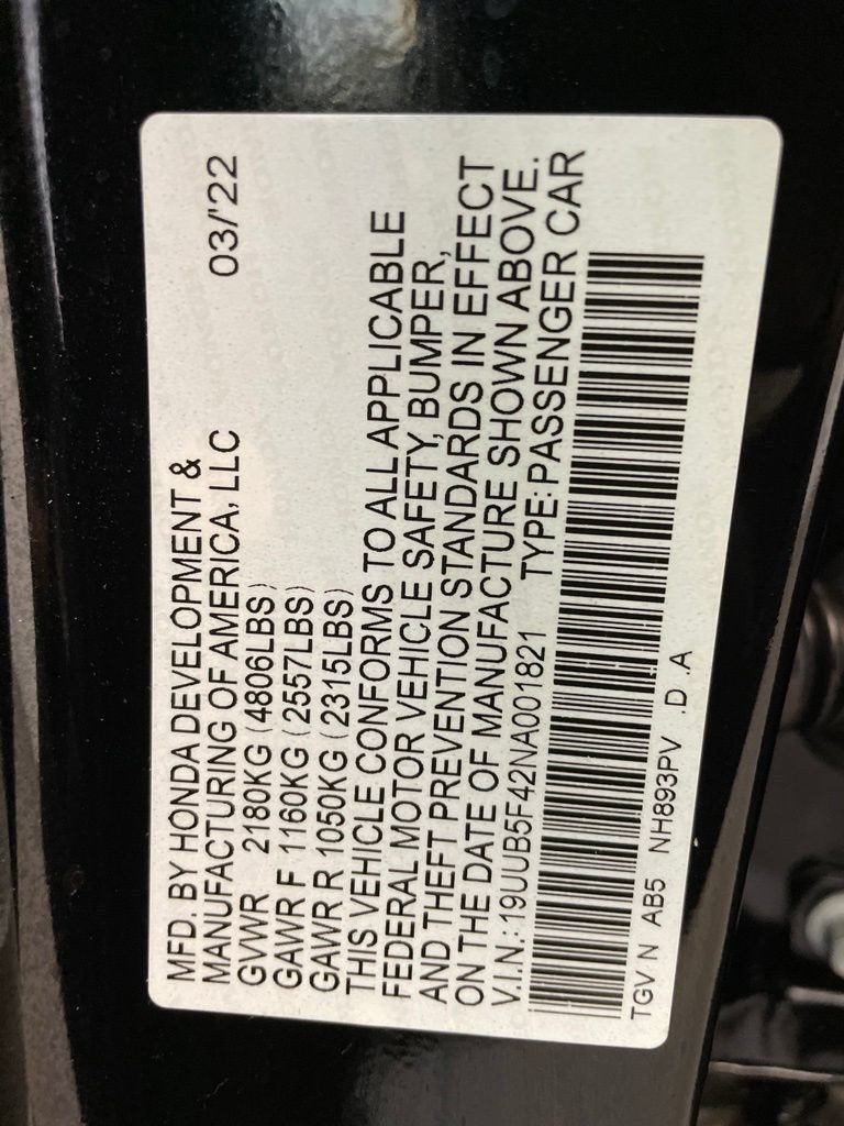 Used 2022 Acura TLX w/ Technology Package FWD image 31