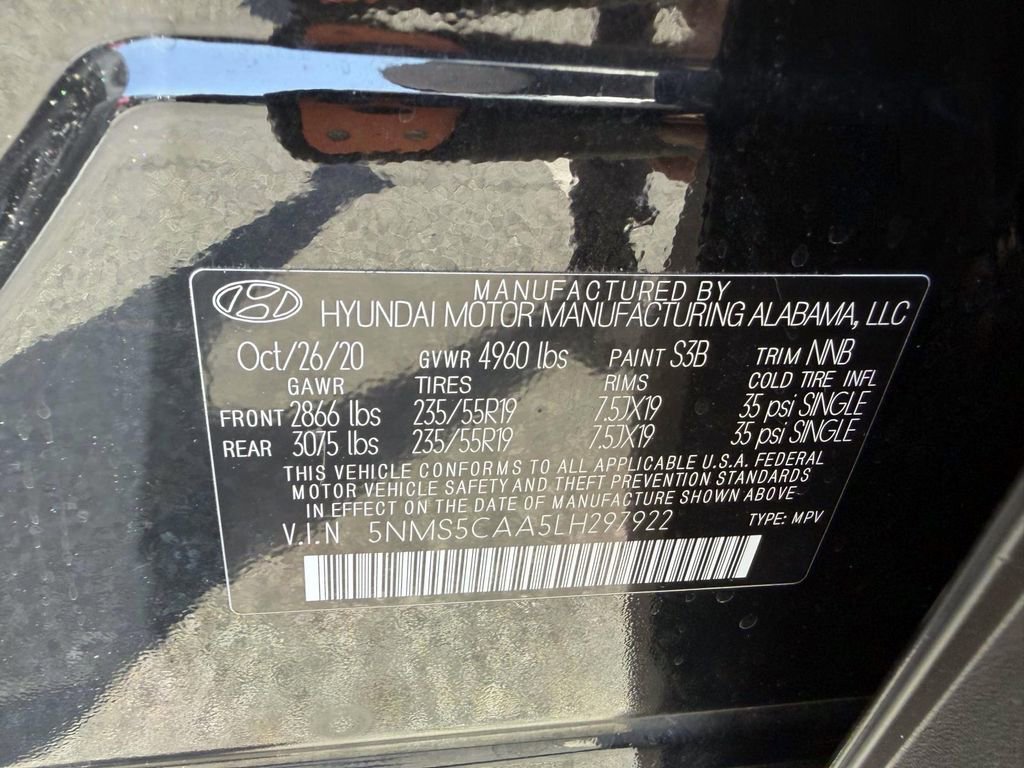 Used 2020 Hyundai Santa Fe Limited image 16