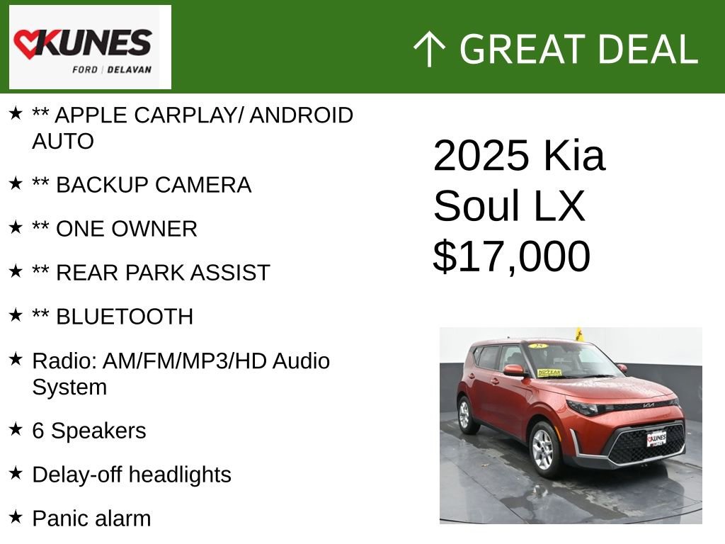 Used 2025 Kia Soul LX w/ LX Technology Package image 2