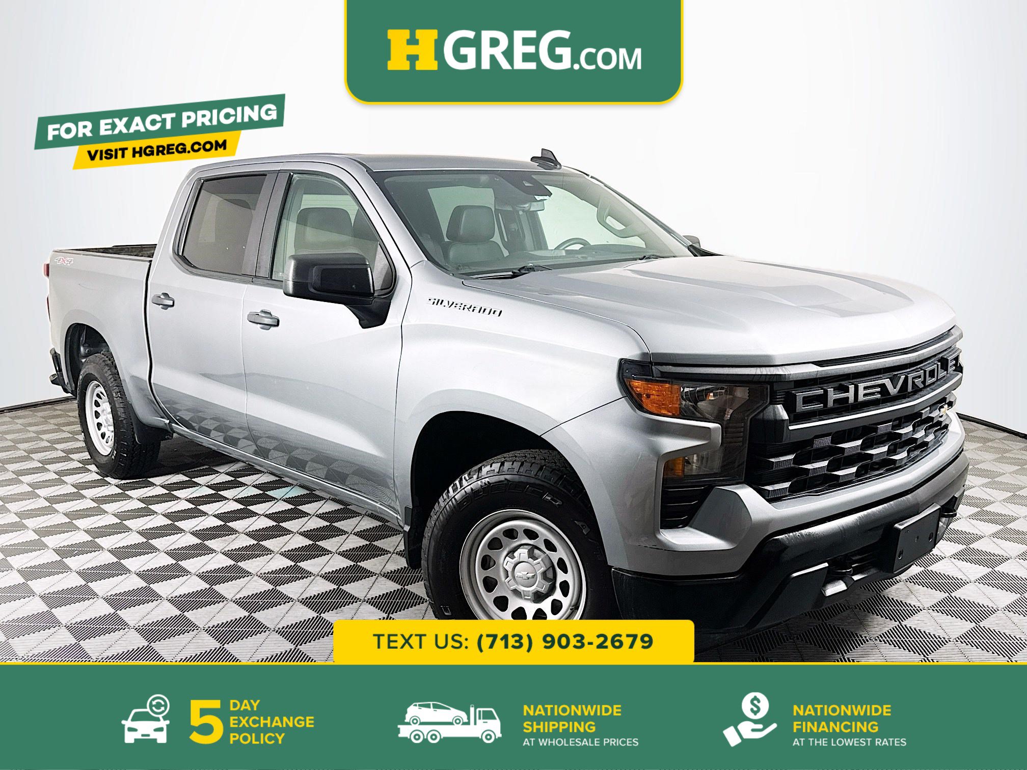 Used 2023 Chevrolet Silverado 1500 W/T w/ WT Value Package AWD/4WD image 1