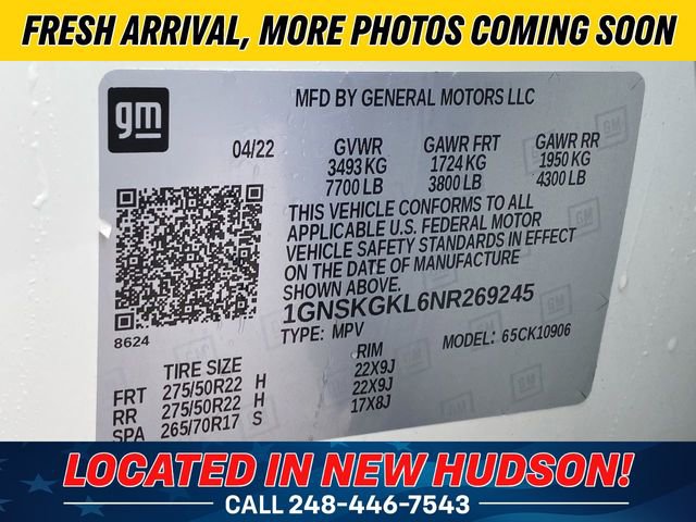 Used 2022 Chevrolet Suburban High Country AWD/4WD image 14