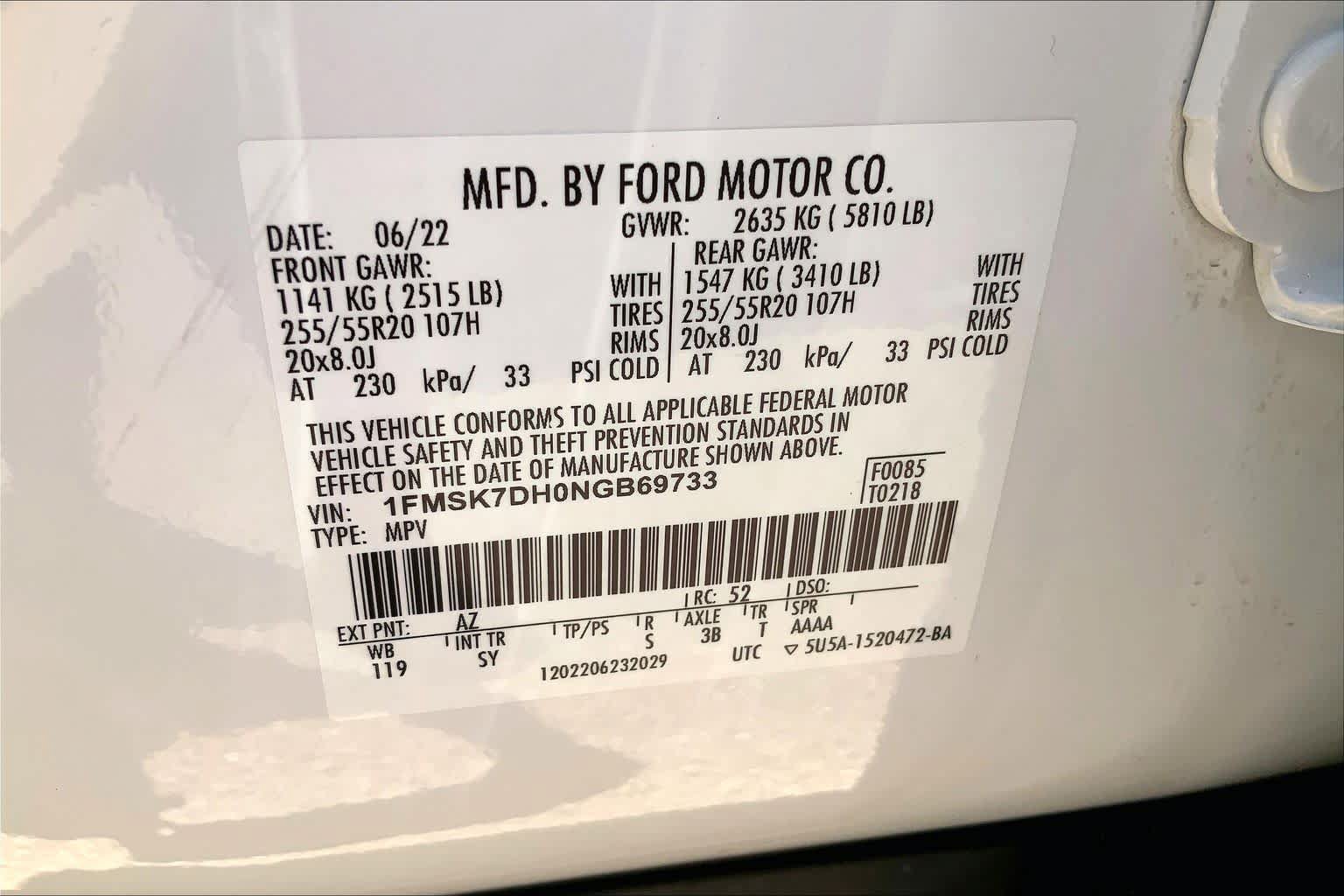 Used 2022 Ford Explorer XLT w/ Equipment Group 202A RWD image 31