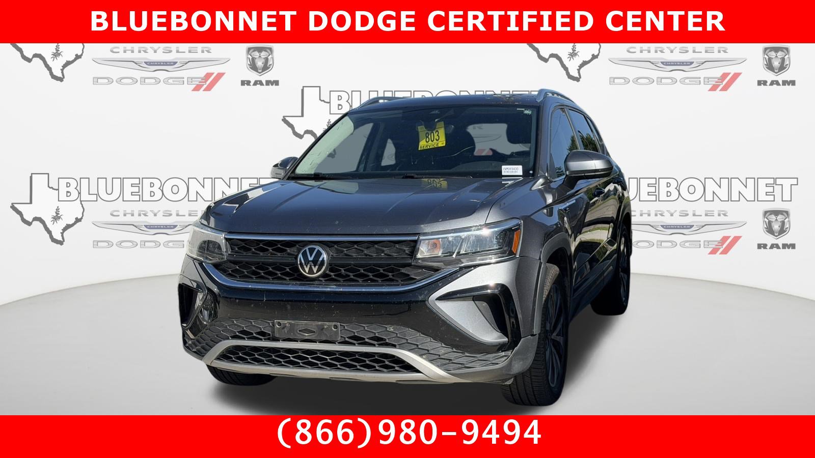 Used 2022 Volkswagen Taos SE w/ Panoramic Sunroof Package FWD image 1