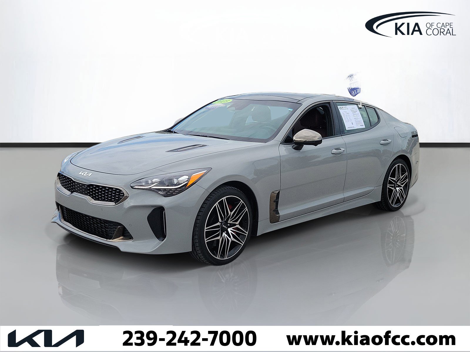 Used 2023 Kia Stinger GT2 w/ Red Interior Color Package AWD/4WD image 3
