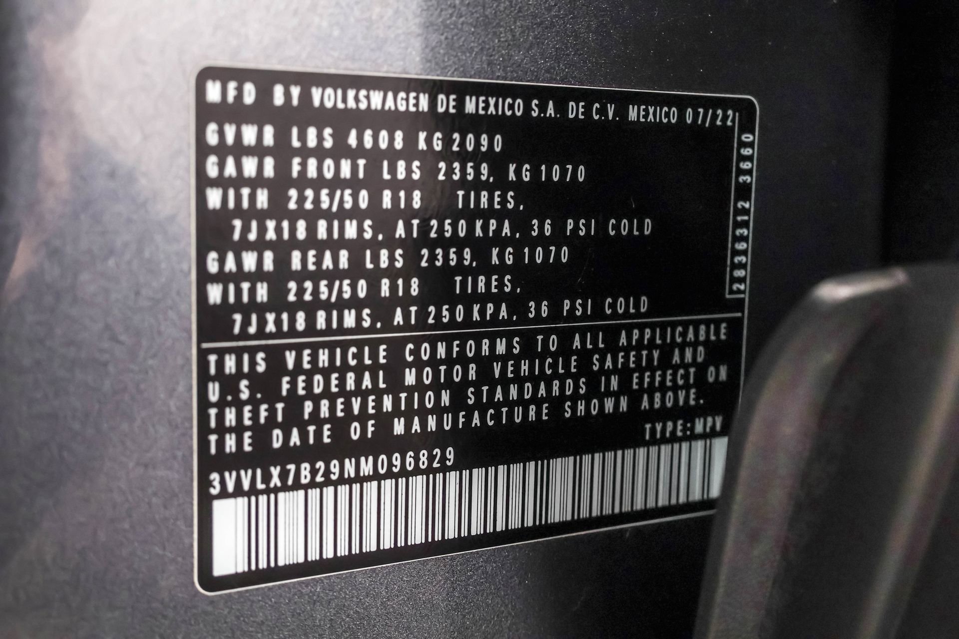 Used 2022 Volkswagen Taos SE w/ Panoramic Sunroof Package image 48