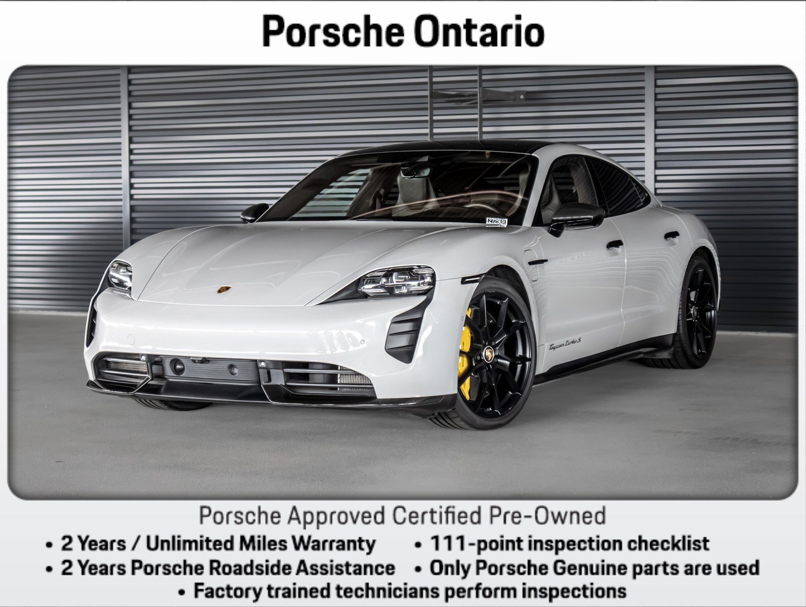 Certified 2022 Porsche Taycan Turbo S AWD/4WD image 1