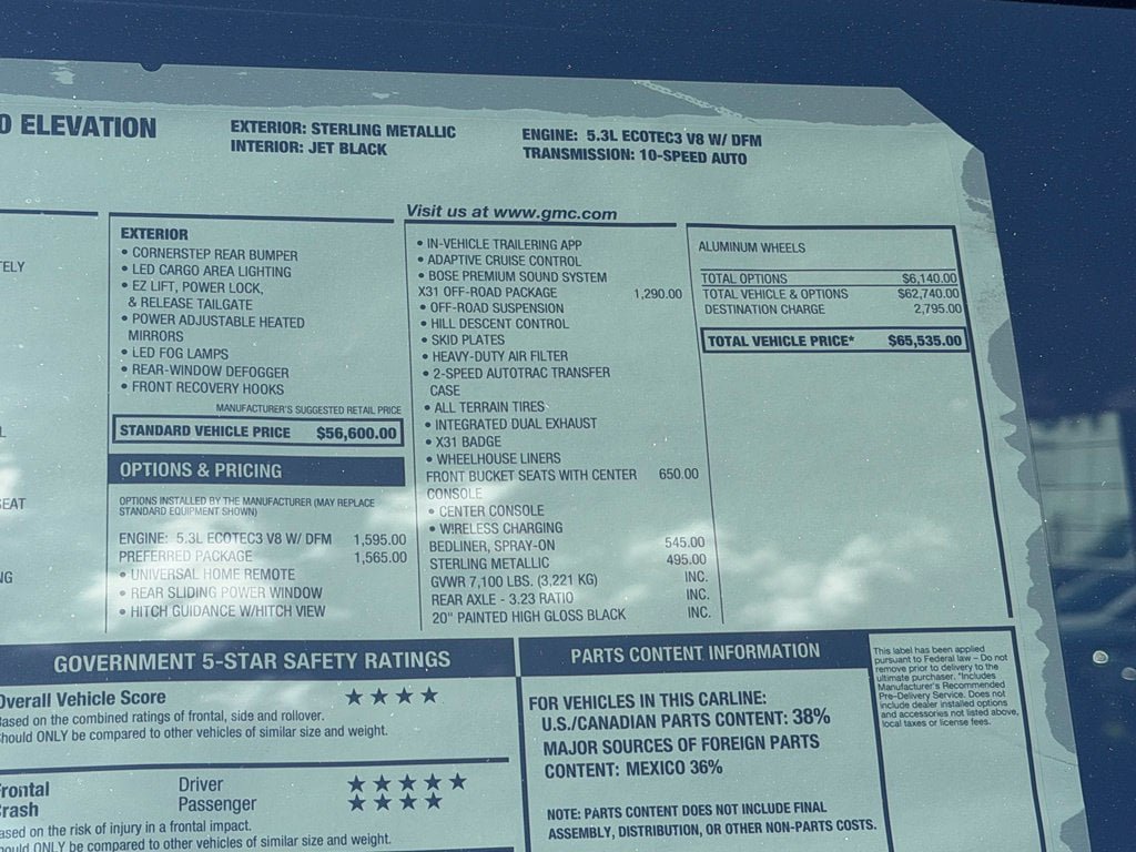 New 2026 GMC Sierra 1500 Elevation w/ Preferred Package AWD/4WD image 12