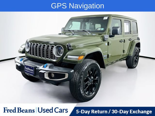 Used 2024 Jeep Wrangler Unlimited Sahara w/ Technology Group AWD/4WD image 3