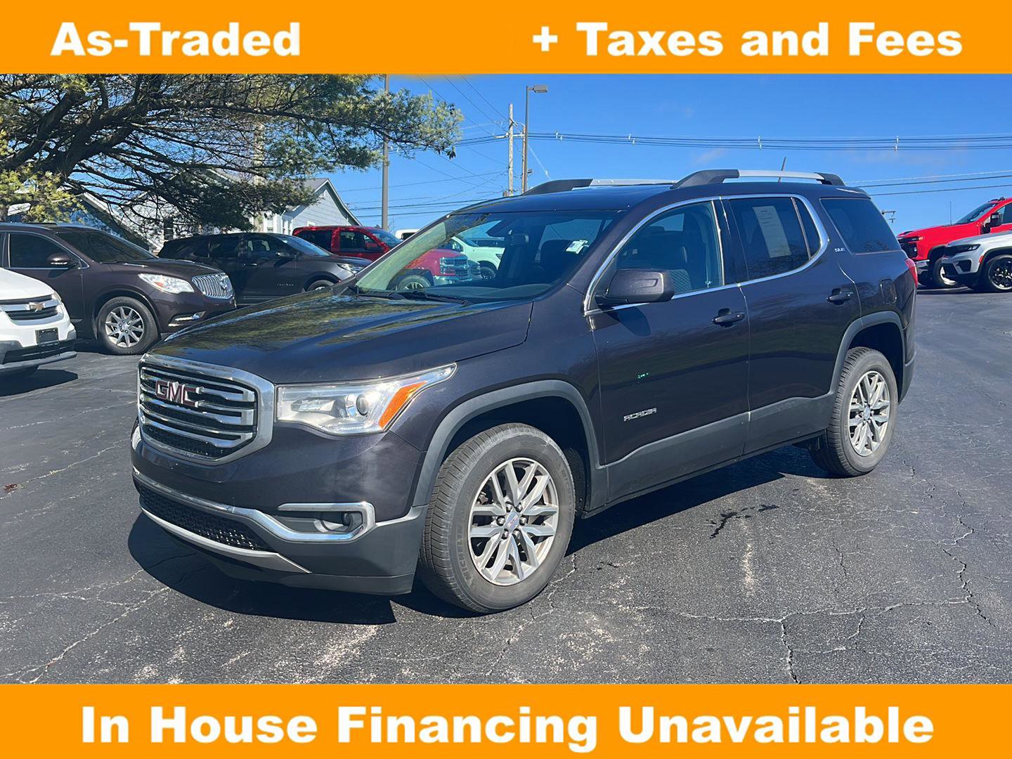 Used 2017 GMC Acadia SLE w/ Driver Alert Package I FWD image 1