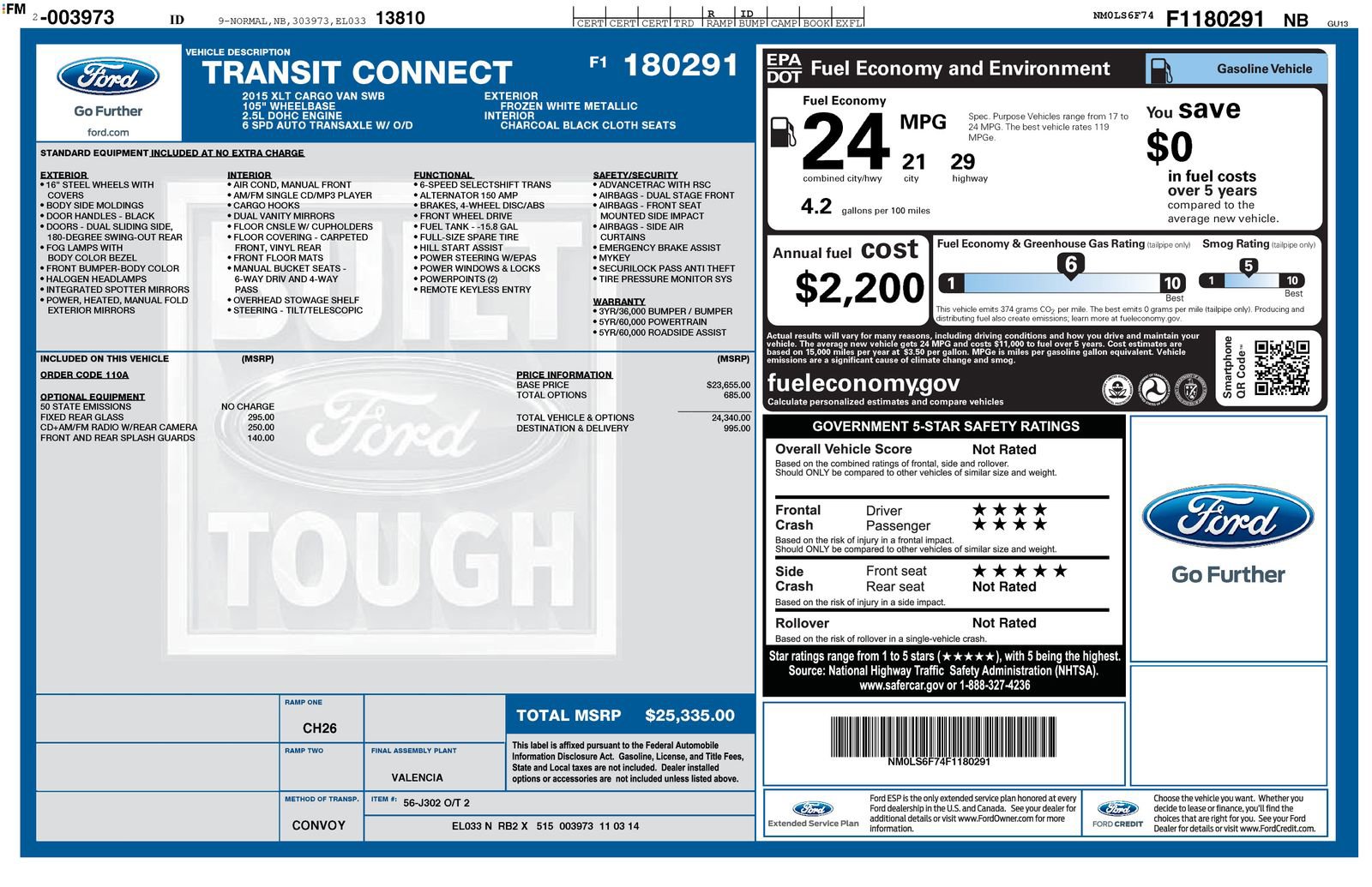 Used 2015 Ford Transit Connect XLT image 8