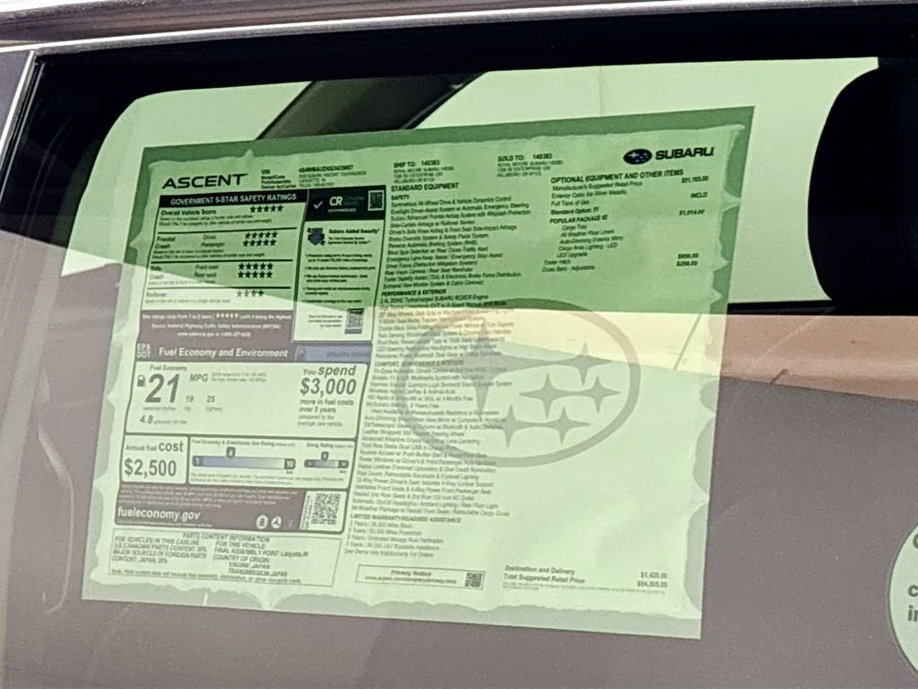 New 2025 Subaru Ascent Touring image 26