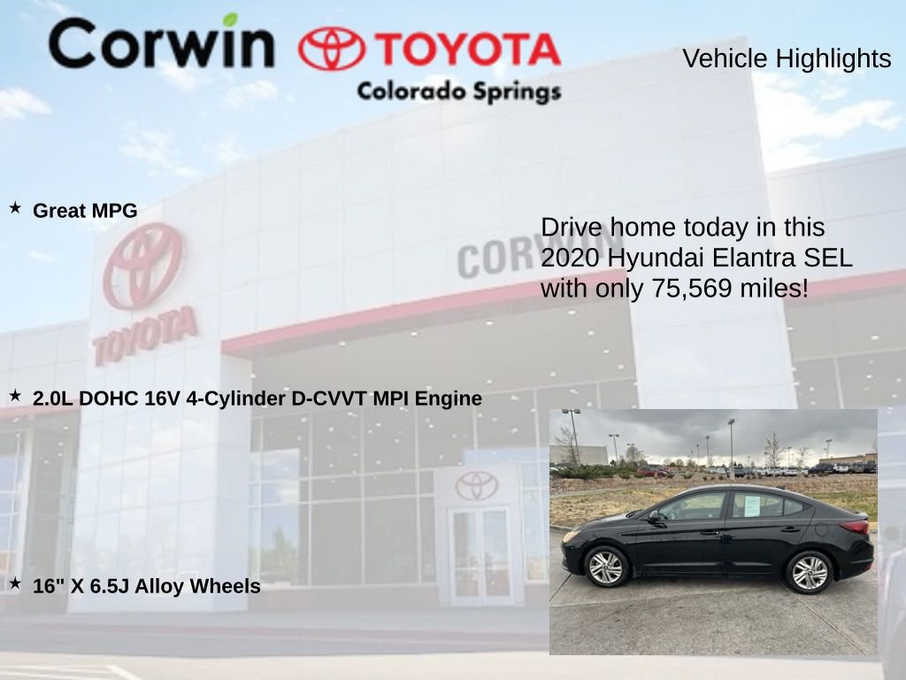 Used 2020 Hyundai Elantra SEL w/ Cargo Package (C1) FWD image 6