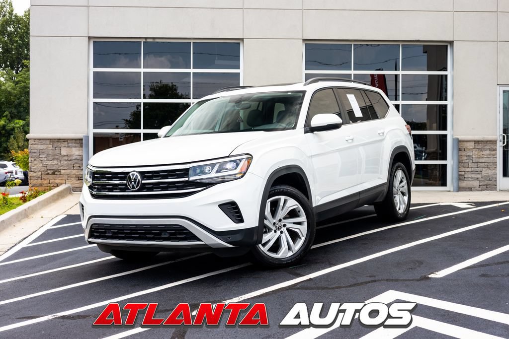 Used 2021 Volkswagen Atlas SE w/ Panoramic Sunroof Package