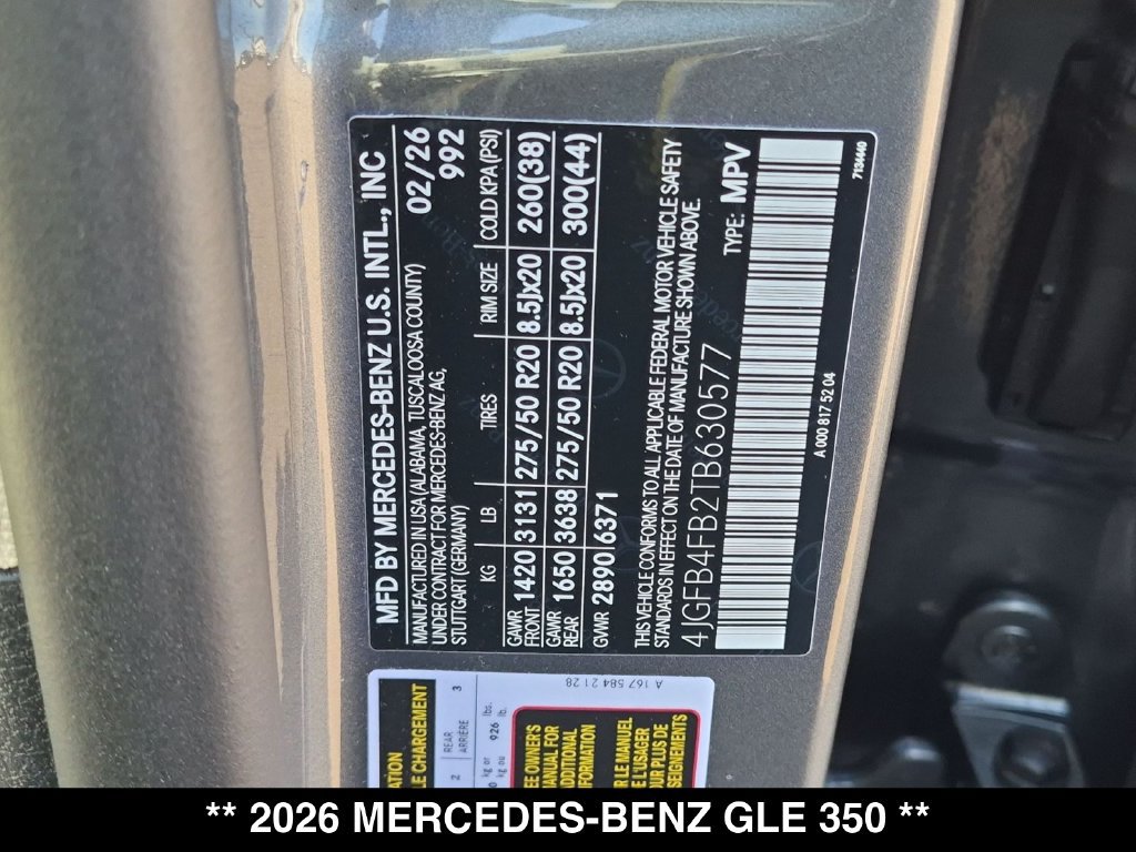 Certified 2026 Mercedes-Benz GLE 350 4MATIC image 36