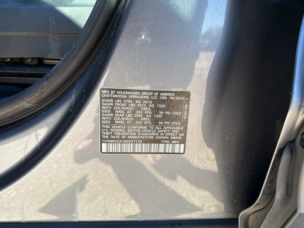 Used 2022 Volkswagen Atlas SE image 29