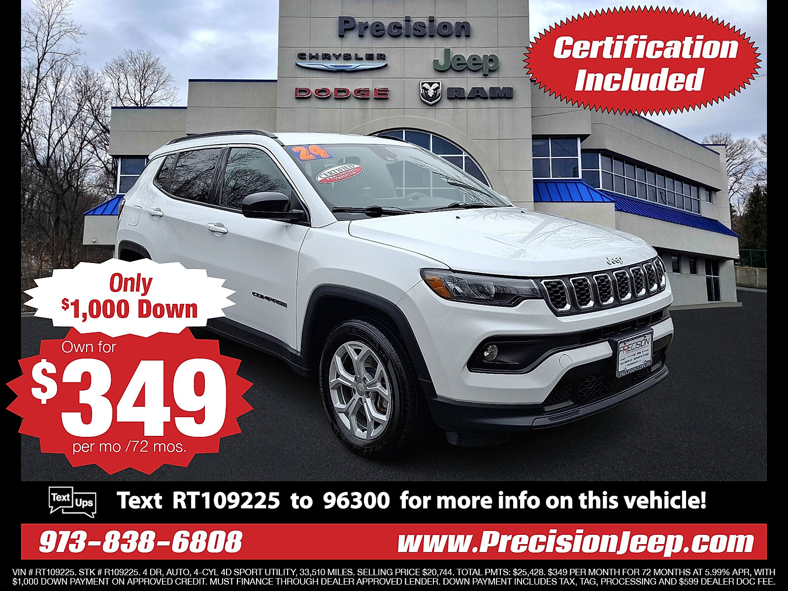 Used 2024 Jeep Compass Latitude image 2