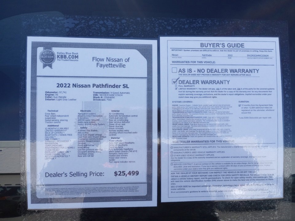 Used 2022 Nissan Pathfinder SL w/ Cargo Package image 37