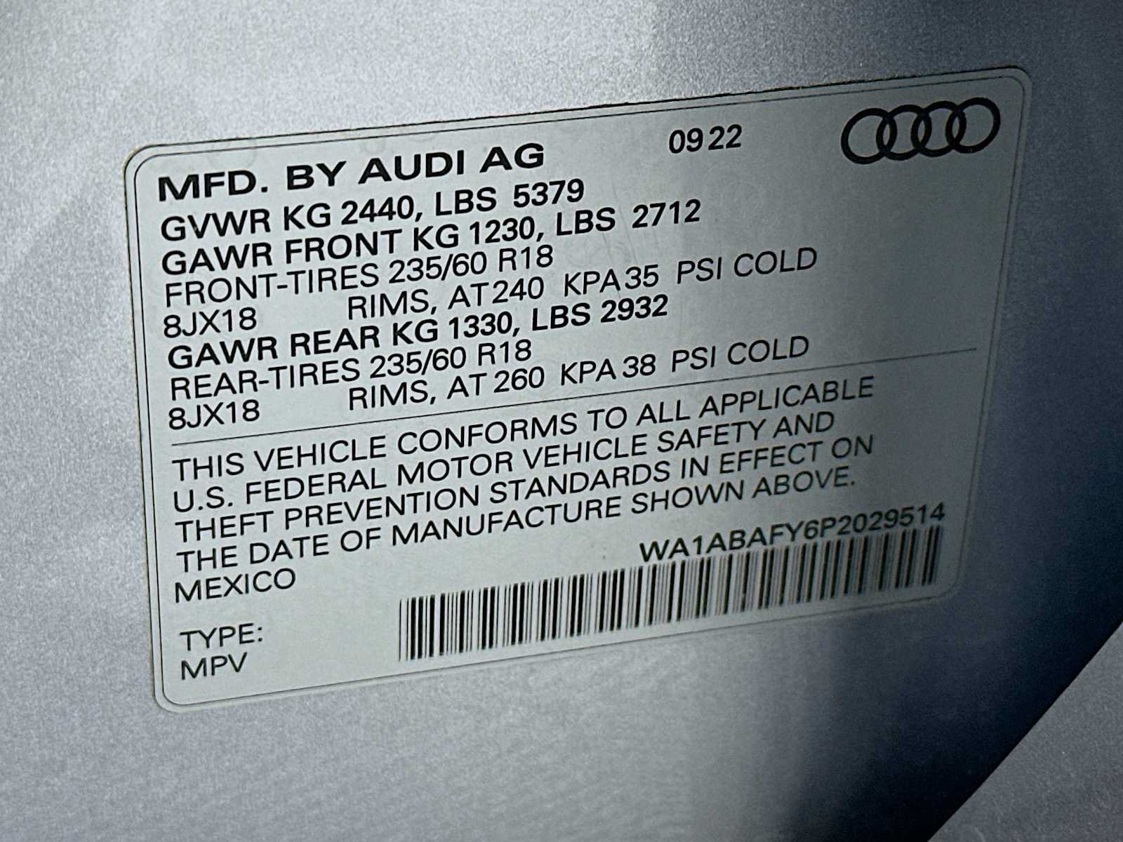 Certified 2023 Audi Q5 Premium w/ Convenience Package AWD/4WD image 29