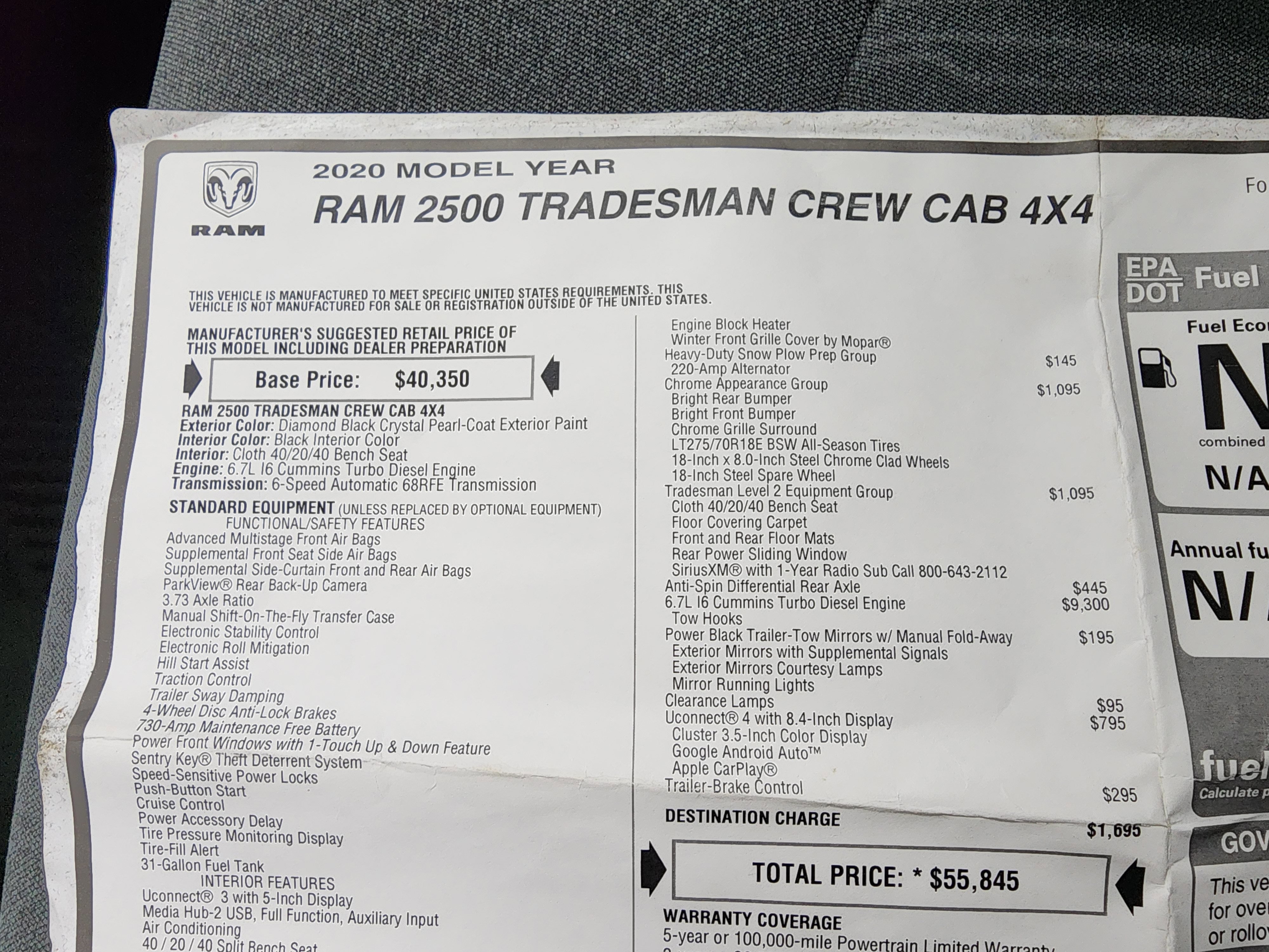 Used 2020 RAM 2500 Tradesman image 43