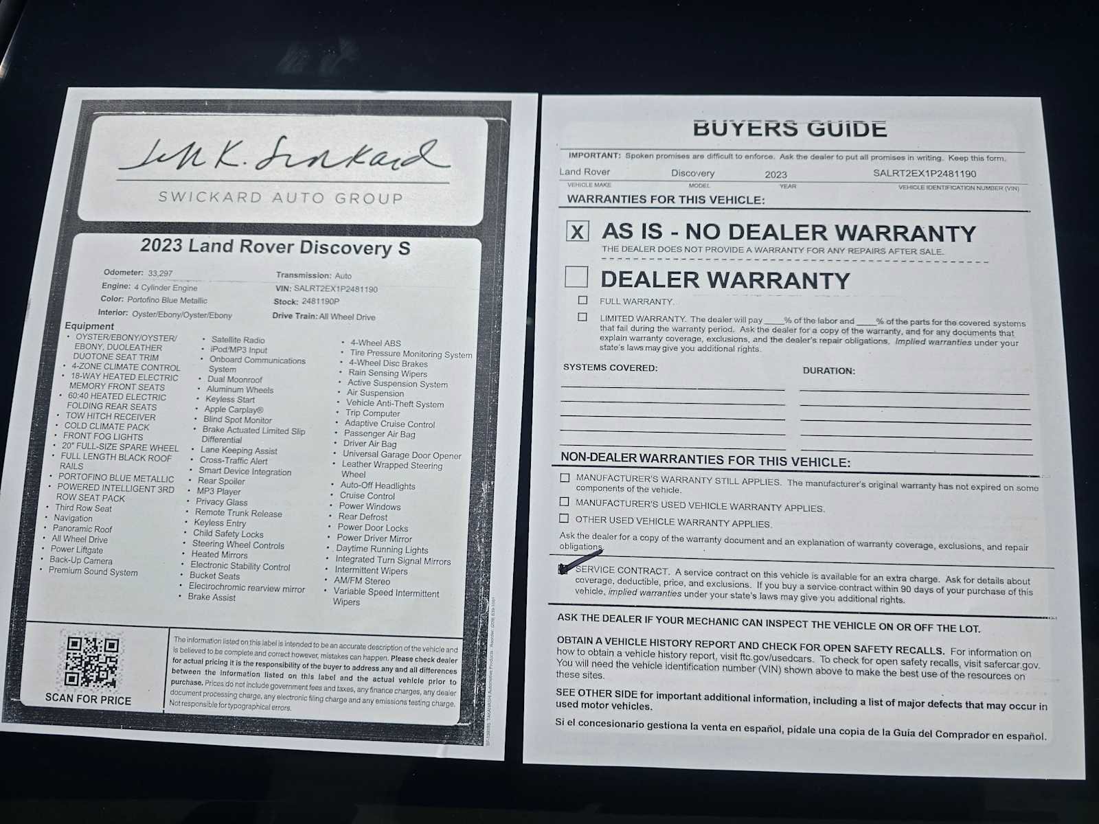 Used 2023 Land Rover Discovery S R-Dynamic image 20