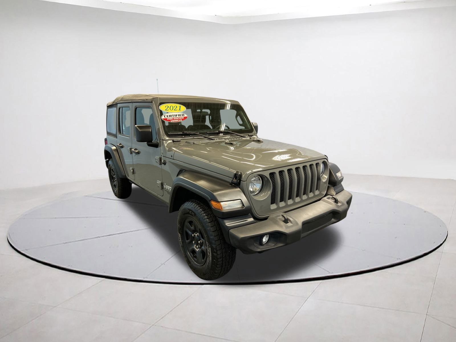 Certified 2021 Jeep Wrangler Unlimited Sport