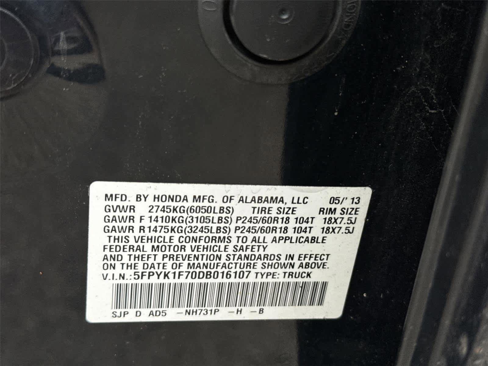 Used 2013 Honda Ridgeline Sport image 32