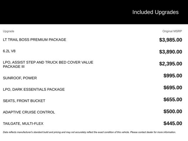 New 2026 Chevrolet Silverado 1500 LT Trail Boss w/ LT Trail Boss Premium Package AWD/4WD image 4
