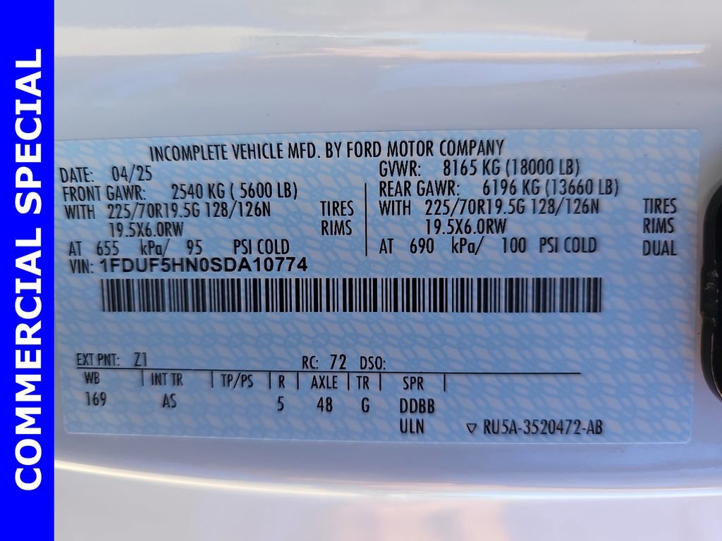 New 2025 Ford F550 4x4 Regular Cab Super Duty image 42