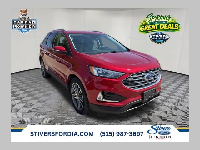 Used 2021 Ford Edge Titanium w/ Class II Trailer Tow Package AWD/4WD image 1
