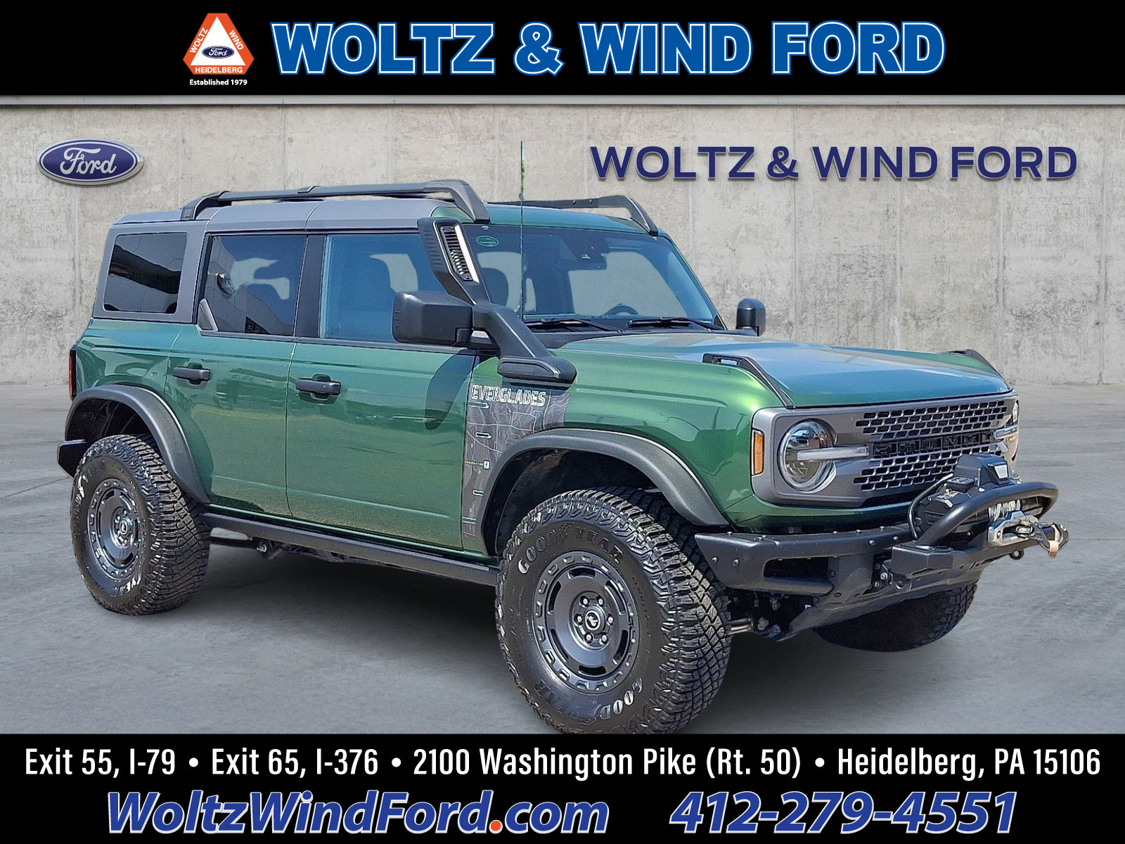Used 2024 Ford Bronco Everglades image 1